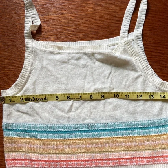 ONEILL MILA knit Tank crop top size small - Picture 5 of 8